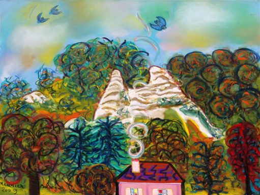 Chantemesle, lande, pinacles et jardins
