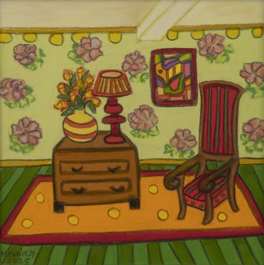 Salon au tapis melon