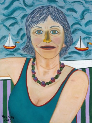 Autoportrait devant la mer